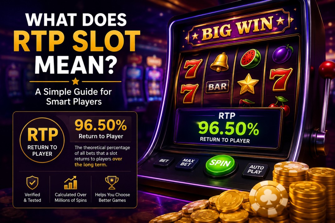 What does RTP slot mean in online casino games explained with payout percentage