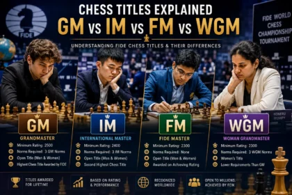 Comparison of GM, IM, FM, and WGM chess titles